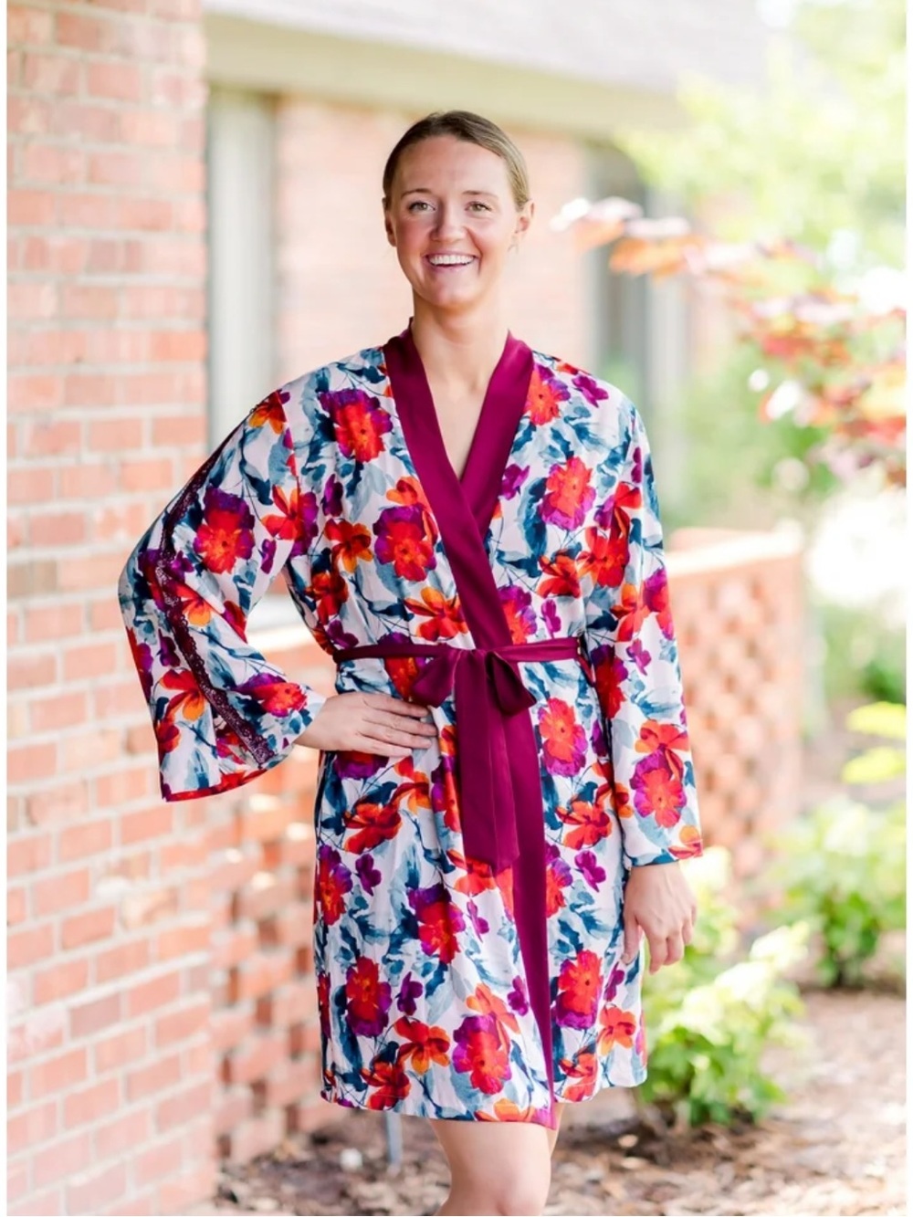 NWT The Pioneer Woman's Bell Sleeve Robe, Women's L/XL